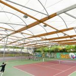 Covered Tennis Construction - Textile Cover