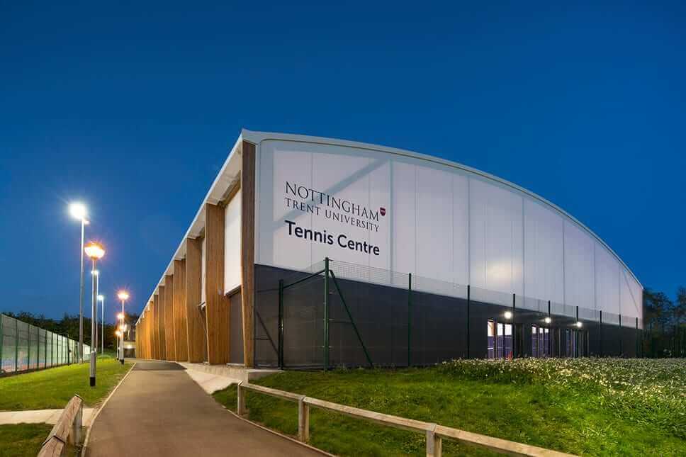 NOTTINGHAM TRENT UNIVERSITY (UK) – NEW TENNIS HALLS