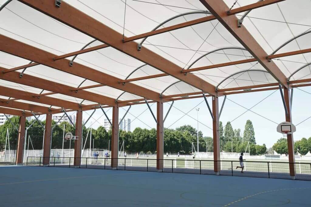 construction de préau sportif - Angers (49)