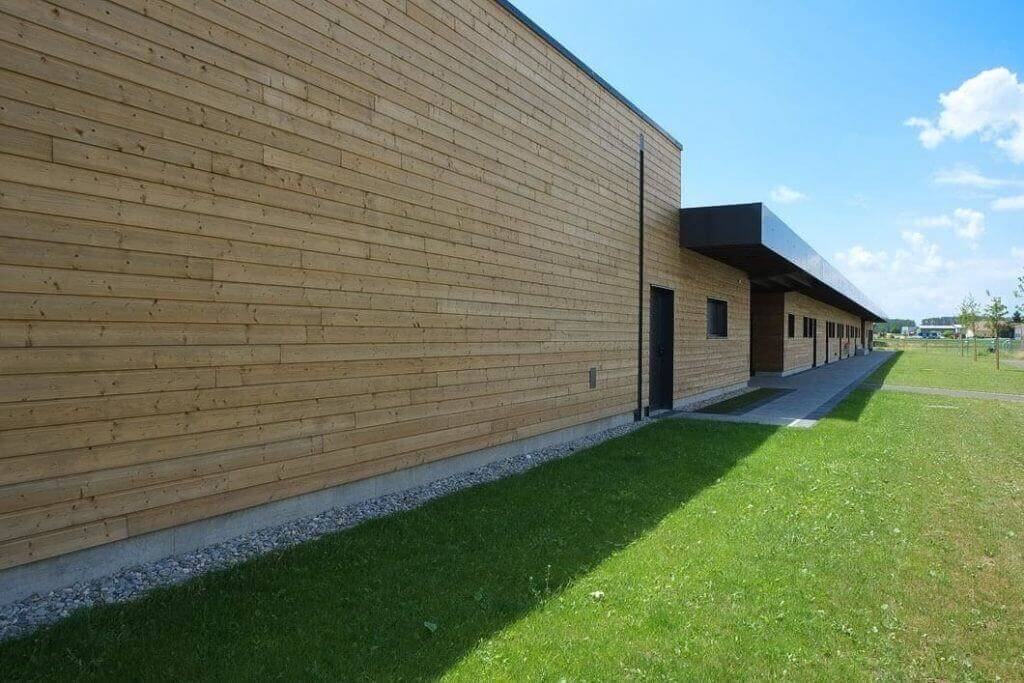 Construction bois - gymnase à Avenches (suisse)