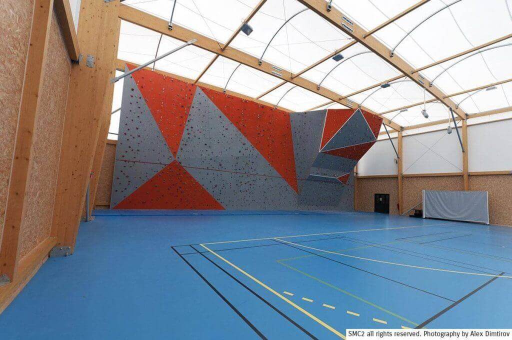 gymnase avec mur d'escalade – fonsorbes (31)