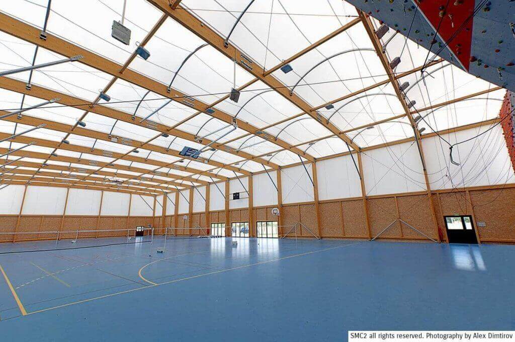 Gymnase avec couverture et façades textile - Fonsorbes (31)