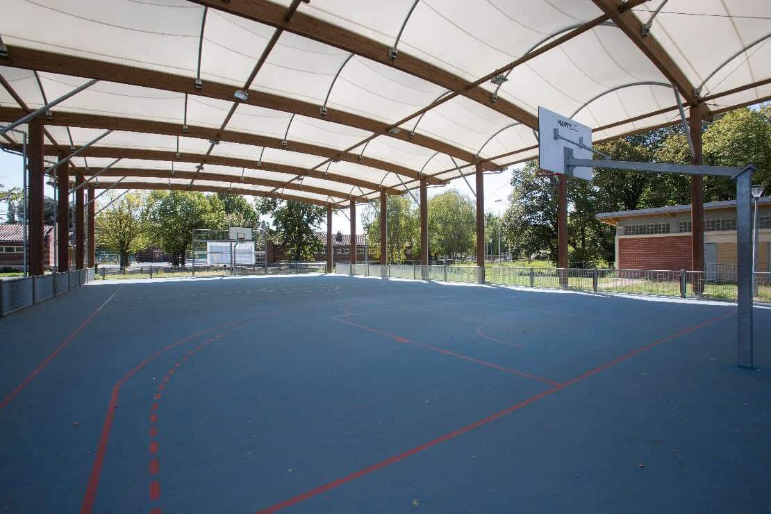 preau sportif avec couverture en membrane textile – la courneuve (93)