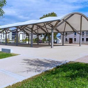 Construction préau sportif SMC2