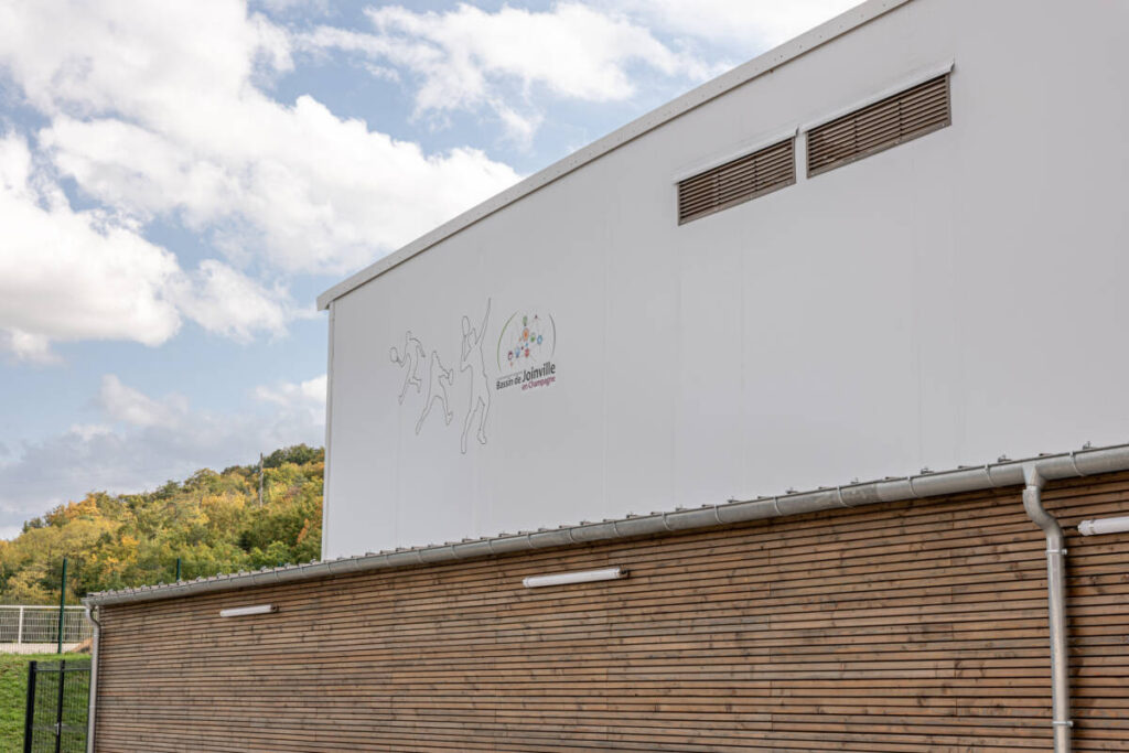 construction of a tennis hall - Joinville (France)