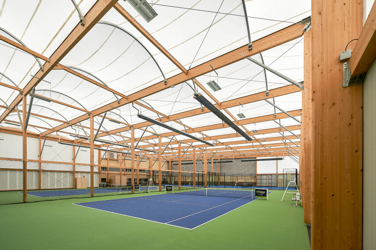 padel and tennis hall in Sin Le Noble, France