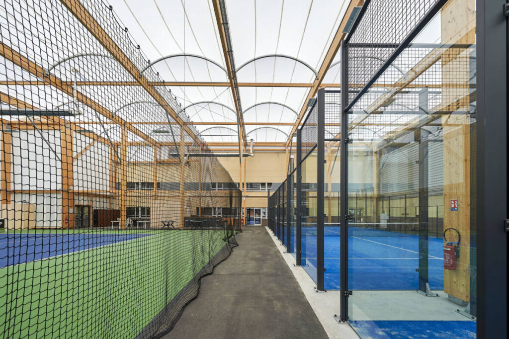padel and tennis hall in Sin Le Noble, France