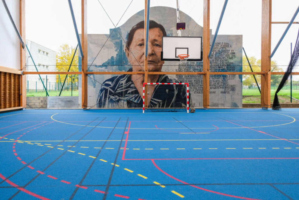 design and built of a sports hall in Saint Jean d'Angely, France