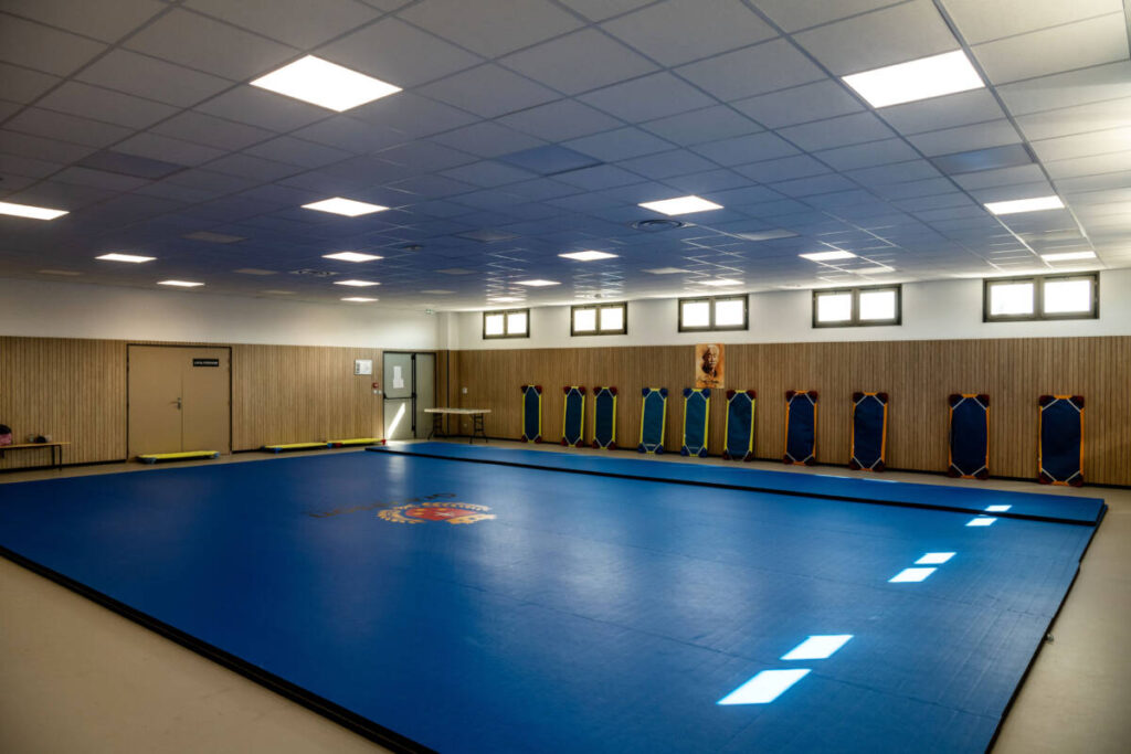 dojo of the sports complex in Graveson, France
