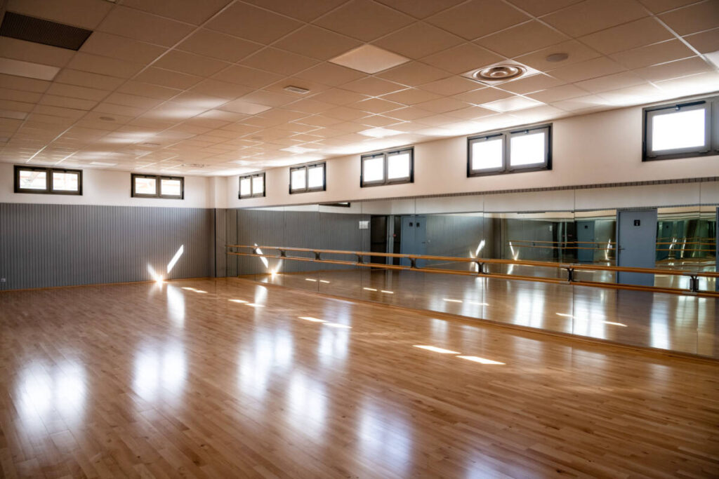 dancing room of the sports complex in Graveson, France