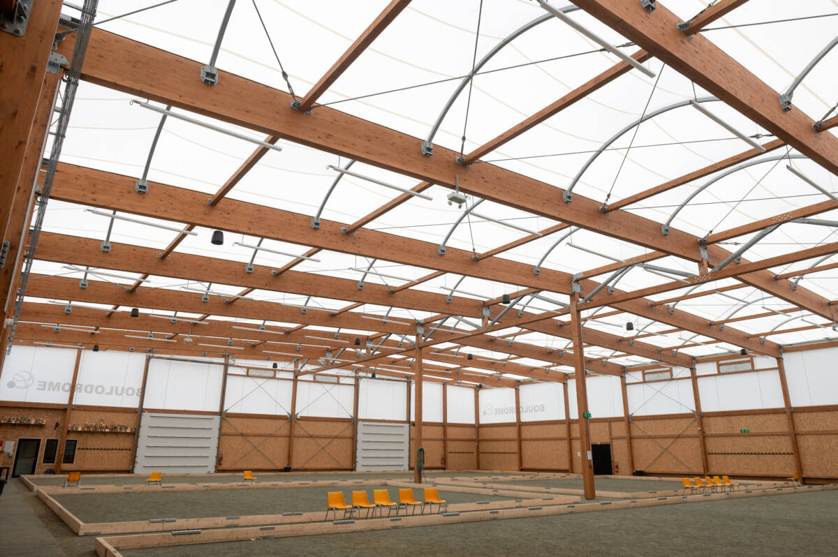 Construction of a boulodrome in Cholet