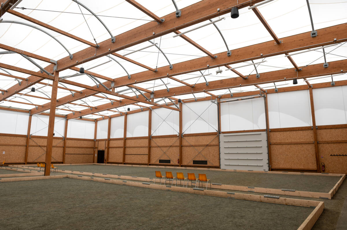 Construction of a boulodrome in Cholet