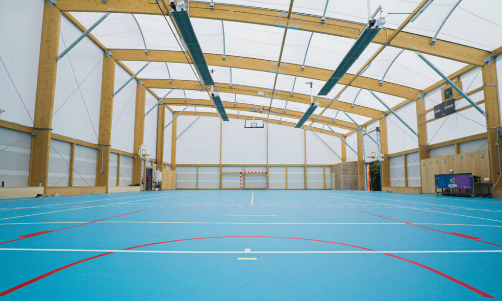 Gymnasium building in Bayon, France