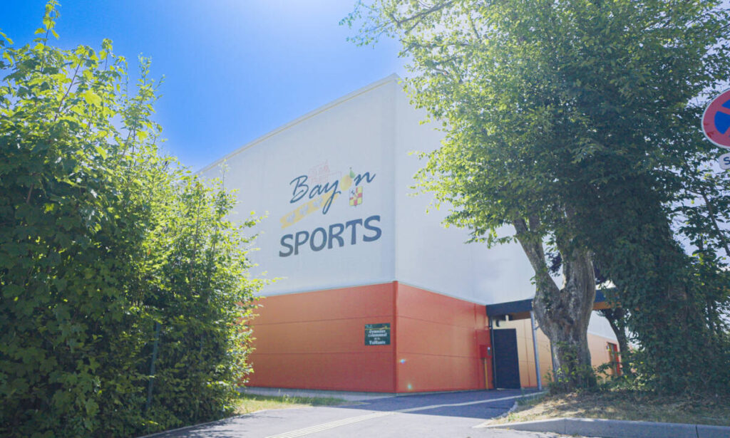 Gymnasium building in Bayon, France
