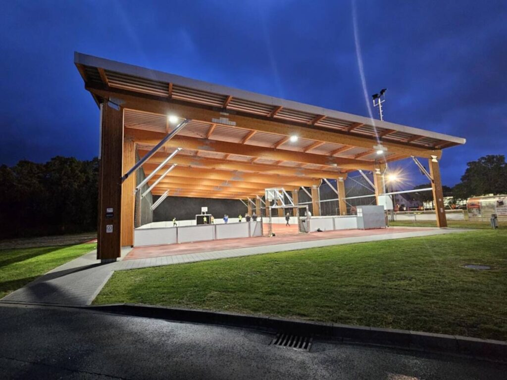 Sports canopy in Germany