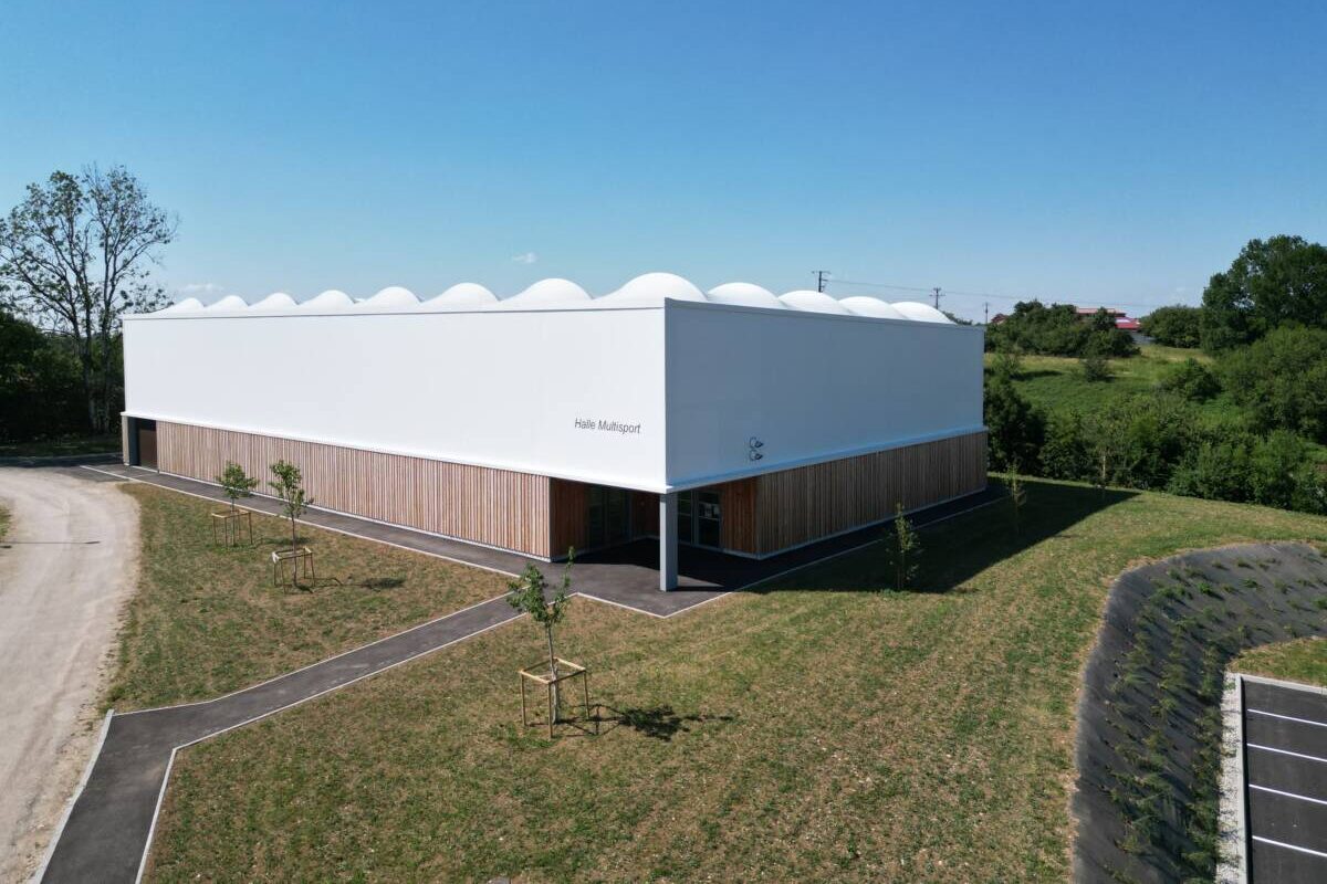 Multi-sport hall built by SMC2 in Les Premiers Sapins, eastern France