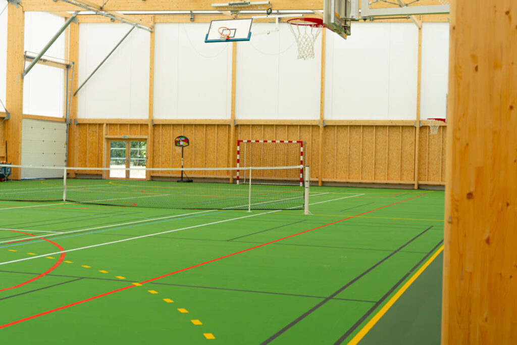 Multi-sport hall built by SMC2 in Les Premiers Sapins, eastern France